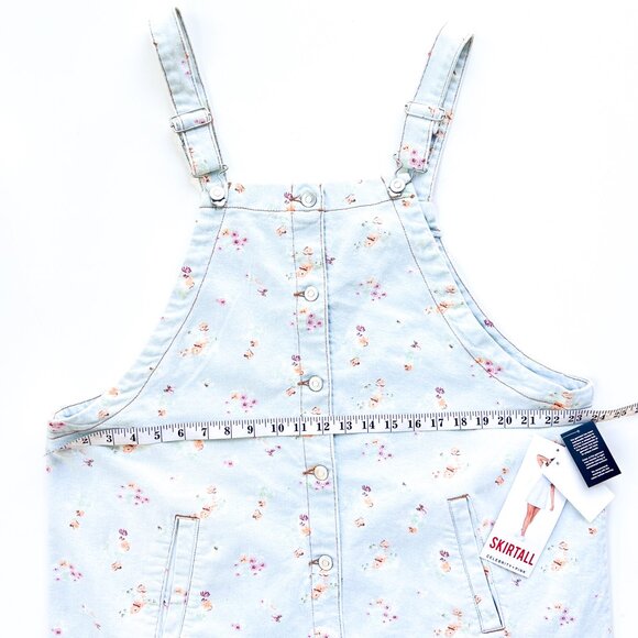 NWT Celebrity Pink women's pinafore button down dress // size 3XL - Picture 4 of 6